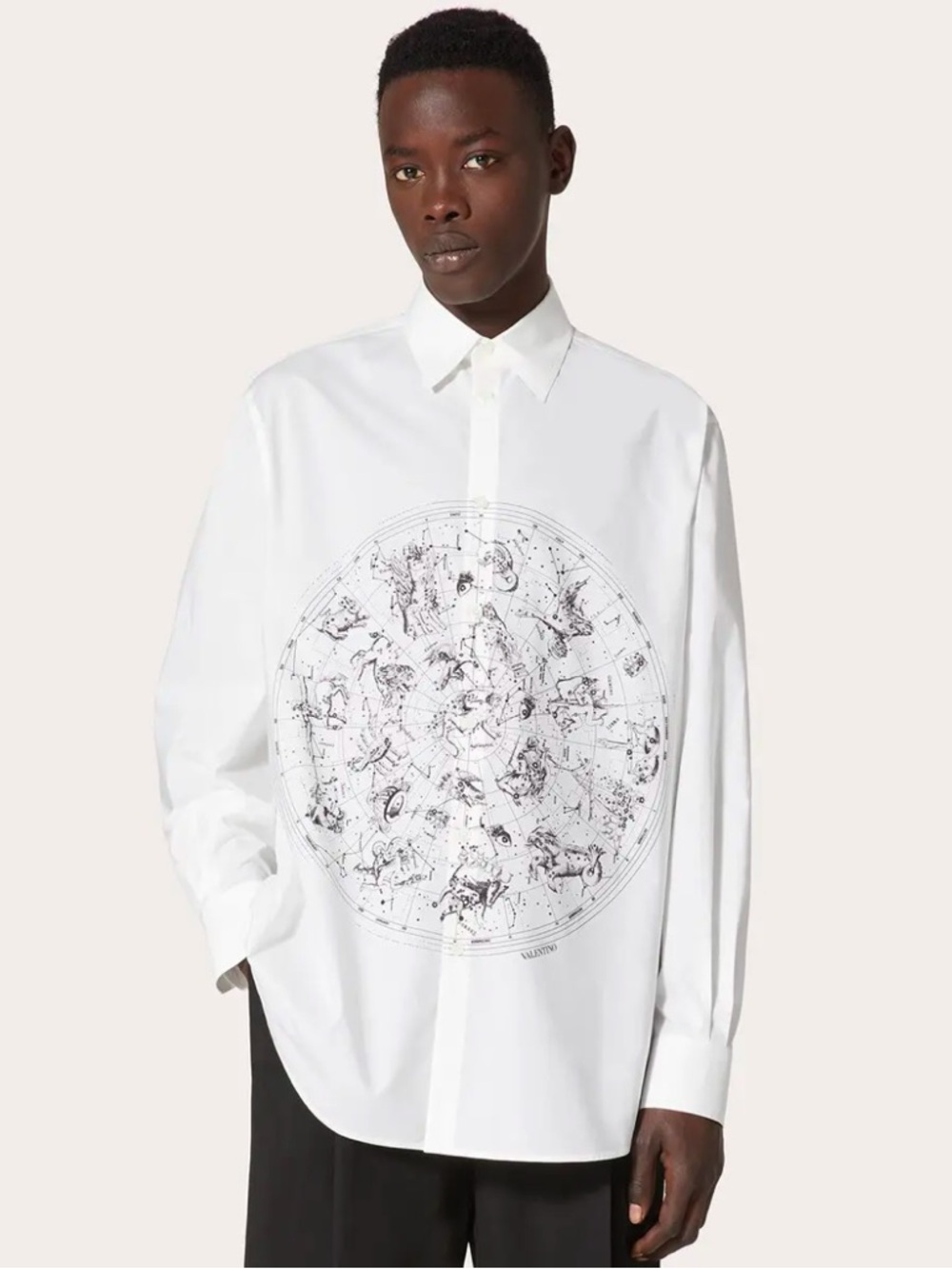 Valentino Garavani Zodiac Map Print Shirt New w tag! Short Sleeve!